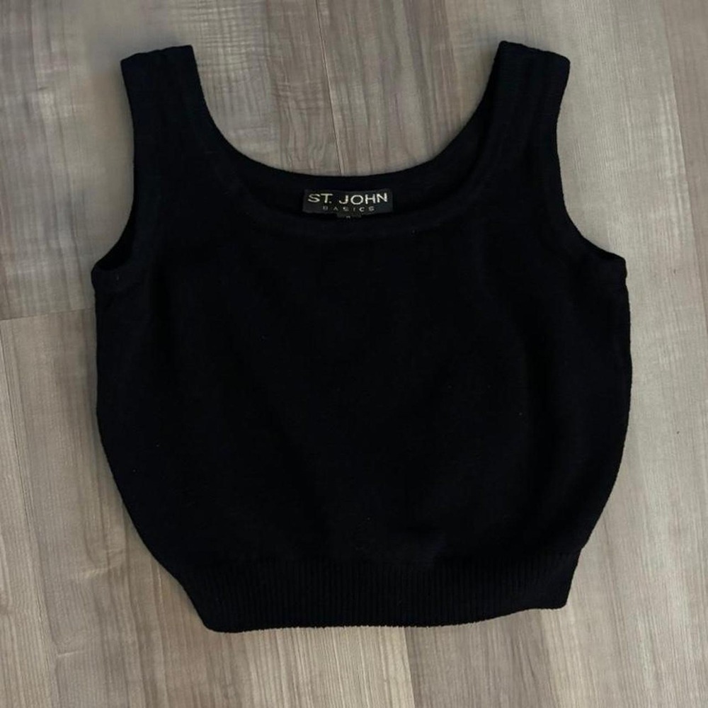 St john Basics Knit Tank Top‎ Cropped Pullover